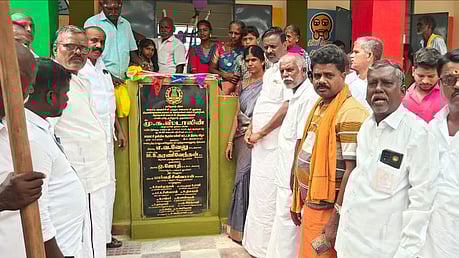 திருவடிராயபுரம்  கிராமத்தில் அங்கன்வாடி, பள்ளிக் கட்டடம் திறப்பு