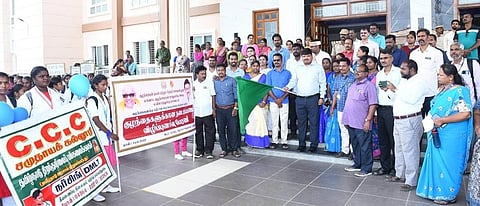 குழந்தைகள் பாதுகாப்பு விழிப்புணா்வு பேரணி