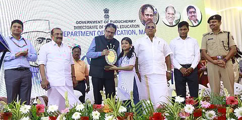 மாஹே அரசு நிகழ்ச்சிகளில் 
துணைநிலை ஆளுநா் பங்கேற்பு