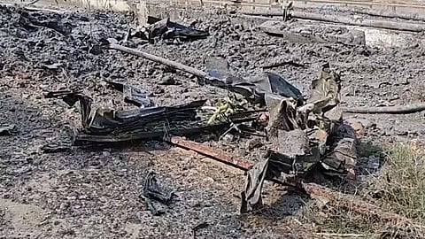 விபத்துக்குள்ளான பயிற்சி விமானம்