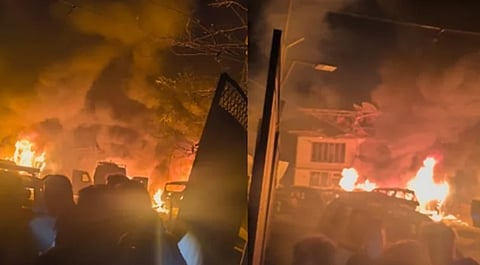 ஜம்மு-காஷ்மீா்: பறிமுதல் செய்யப்பட்ட வெடிபொருள்கள் வெடித்து 9 பேர் பலி,29 பேர் காயம்