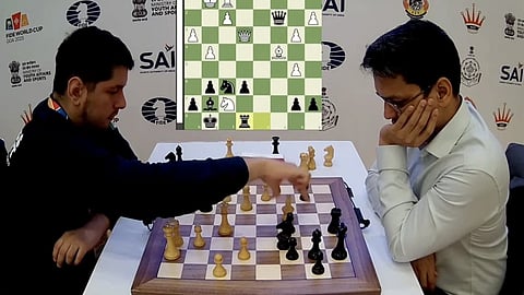 ஃபிடே உலகக் கோப்பை செஸ்: வெளியேறினாா் ஹரிகிருஷ்ணா!