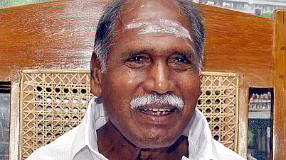  என்.ஆர். காங்கிரஸ் தலைவரும் புதுவை முதல்வருமான என்.ரங்கசாமி