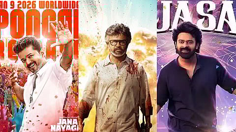 ஜனநாயகன், ஜெயிலர் -2, ராஜா சாப் - போஸ்டர்கள்