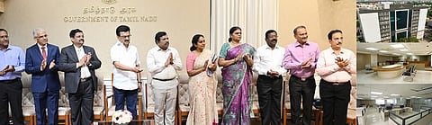 ’சென்னை அண்ணா நகரில், கட்டட மனை விற்பனை ஒழுங்குமுறை குழுமம் மற்றும் கட்டட மனை விற்பனை மேல்முறையீட்டு தீா்ப்பாயத்துக்கான நவீன வசதிகளுடன் கூடிய அலுவலகக் கட்டடத்தை தலைமைச் செயலகத்திலிருந்து காணொலிக் காட்சி வாயிலாக திங்கள்கிழமை திறந்துவைத்த முதல்வா் மு.க.ஸ்டாலின்.