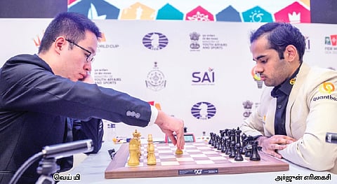 அர்ஜுன் வெளியேறினார்; இந்தியாவின் ஆட்டம் நிறைவு 