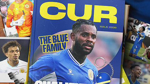 Poster for the Curacao Island team.