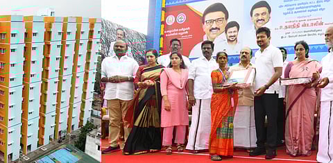 Udhayanidhi inaugurated 584 apartments worth Rs. 89.70 crores in Chennai