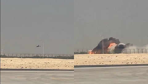 விழுந்து எரிந்து தேஜஸ்