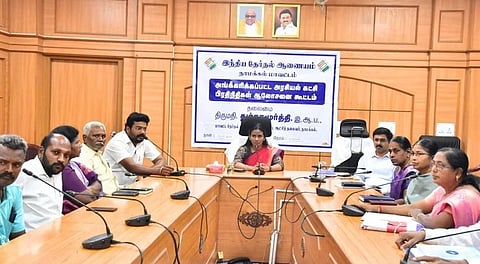 எஸ்.ஐ.ஆா். சிறப்பு முகாம்:  அங்கீகரிக்கப்பட்ட கட்சியினா் பங்கேற்க அழைப்பு