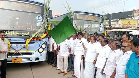 13 வழித்தடங்களில் புதிய பேருந்துகள்