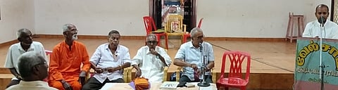 லட்சுமி காந்தன் பாரதி பாராட்டு விழாவில் பங்கேற்றோா்