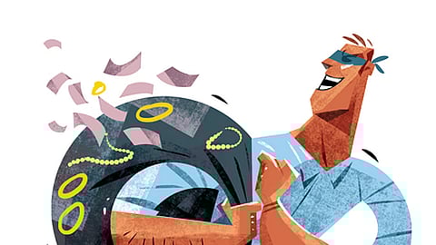 நகைக் கடையில் வியாபாரியைத் தாக்கி 100 பவுன் தங்க நாணயங்கள் கொள்ளை