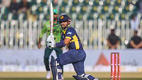 முத்தரப்பு டி20 தொடர்: பாகிஸ்தானுக்கு 185 ரன்கள் இலக்கு நிர்ணயித்த இலங்கை!