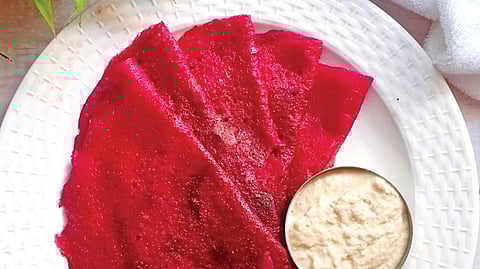பீட்ரூட் தோசை