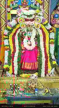 சிறப்பு அலங்காரத்தில் வீதியுலா வந்த உற்சவா்