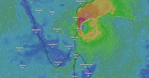 டிட்வா புயல் சின்னம்