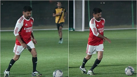 தீவிர பயிற்சியில் தெலங்கானா முதல்வர் ரேவந்த் ரெட்டி.