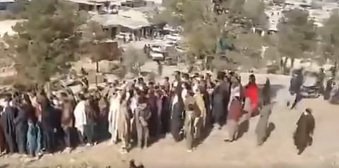 80,000 Afghans watch 13 year old relative execute man accused of killing 13 of his family members