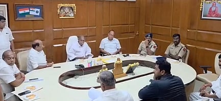 TVK Anand meeting with Puducherry CM Rangasamy