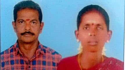 தற்கொலை செய்து கொண்ட தமிழ்ச்செல்வன், நாகலட்சுமி தம்பதி.