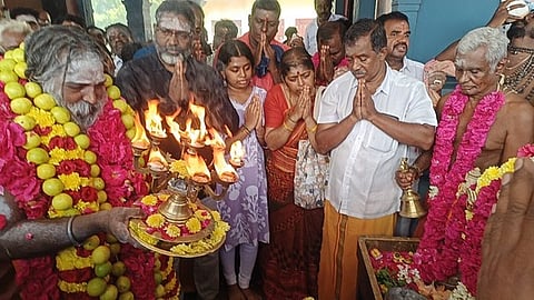 ராகவேந்திர பிருந்தாவனத்தில் சத்யநாராயண பூஜை