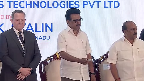 கண்ணாடி உற்பத்தி தொழிற்சாலையை  முதல்வர் ஸ்டாலின் திறந்து வைத்தார்.