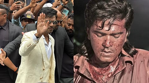 Simbu in the promo of the film Arasan, Malaysia.