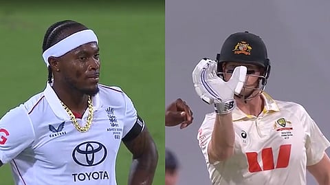 Jofra Archer, Steve Smith. 