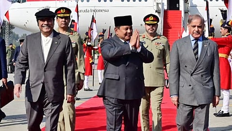 இந்தோனேசிய அதிபருக்கு வரவேற்பு 