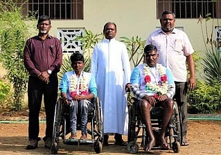 மாற்றுத்திறனாளி மாராத்தான்: 
பத்தியாவரம் பள்ளி மாணவா்கள் வெற்றி