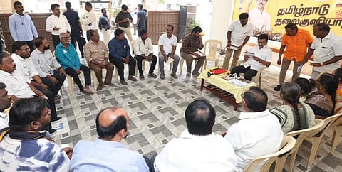 CM M.K. Stalin attended DMK polling booth meeting 