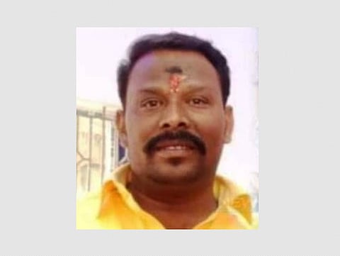 கைது செய்யப்பட்ட முன்னாள் ஊராட்சி செயலாளர் தங்கபாண்டியன்