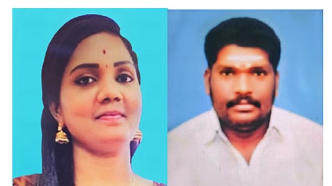 போடி அருகே மனைவி, மைத்துனா் கொலை: கணவா், மாமனாா் தலைமறைவு