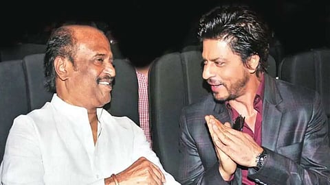 sharukh khan and rajinikanth