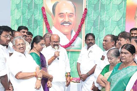 விழாவில் பேசிய பொள்ளாச்சி வி.ஜெயராமன் எம்.எல்.ஏ.