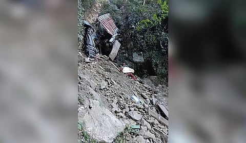 விபத்து நிகழ்ந்த இடம். 