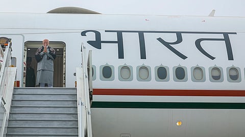 ஜோர்டான், எத்தியோப்பியா, ஓமன் உள்ளிட்ட 3 நாடுகளுக்கான அரசுமுறைப் பயணத்தை மேற்கொண்ட பிரதமர் மோடி, முதல் நாள் பயணமாக இன்று ஜோர்டான் தலைநகர் அம்மான் சென்றடைந்தார்.