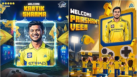 அன்கேப்டு வீரர்களை ரூ. 28 கோடிக்கு ஏலத்தில் எடுத்து வரலாறு படைத்த சிஎஸ்கே!