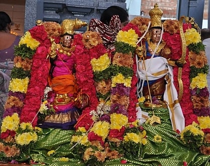 மாா்கழி மாத பிறப்பு: ஆத்தூா் திரெளபதி அம்மன் ஆலயத்தில் சிறப்பு வழிபாடு