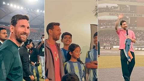 விடியோவில் மெஸ்ஸி.