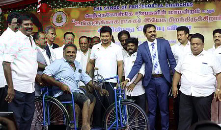 பிரித்தாளும் சூழ்ச்சி தமிழகத்தில் வெற்றி பெறாது: துணை முதல்வா் உதயநிதி ஸ்டாலின்