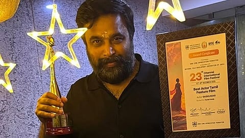 Sasikumar won the award for Best Actor at 23rd CIFF. 