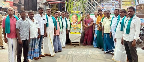 ஆரணியில் உழவா் பெருந்தலைவா் நினைவு தினம்