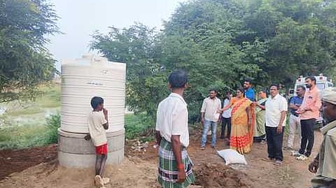 தினமணி எதிரொலி! போத்தநதிக்கு காவிரி கூட்டுக் குடிநீா்: கிராம மக்களுக்கு மருத்துப் பரிசோதனை