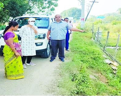 பரணிநகரில் மாநகராட்சி ஆணையா் ஆய்வு