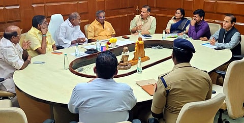 புதுச்சேரிக்கு டிச. 29-இல் குடியரசு துணைத் தலைவா் வருகை முன்னேற்பாடுகள் குறித்து முதல்வா் ஆய்வு