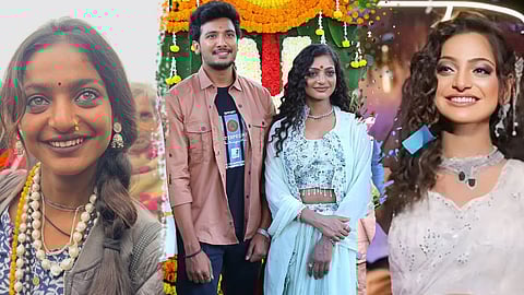 கும்பமேளாவில் மோனலிசா | புதிய படத் தயாரிப்பு பூஜையில் மோனலிசா போஸ்லே.