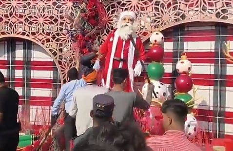 VHP, Bajrang Dal vandalise Christmas decorations in Nalbari school