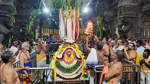 சங்கரநாராயண சுவாமி கோயிலில் திருவாதிரைத் திருவிழா கொடியேற்றம்